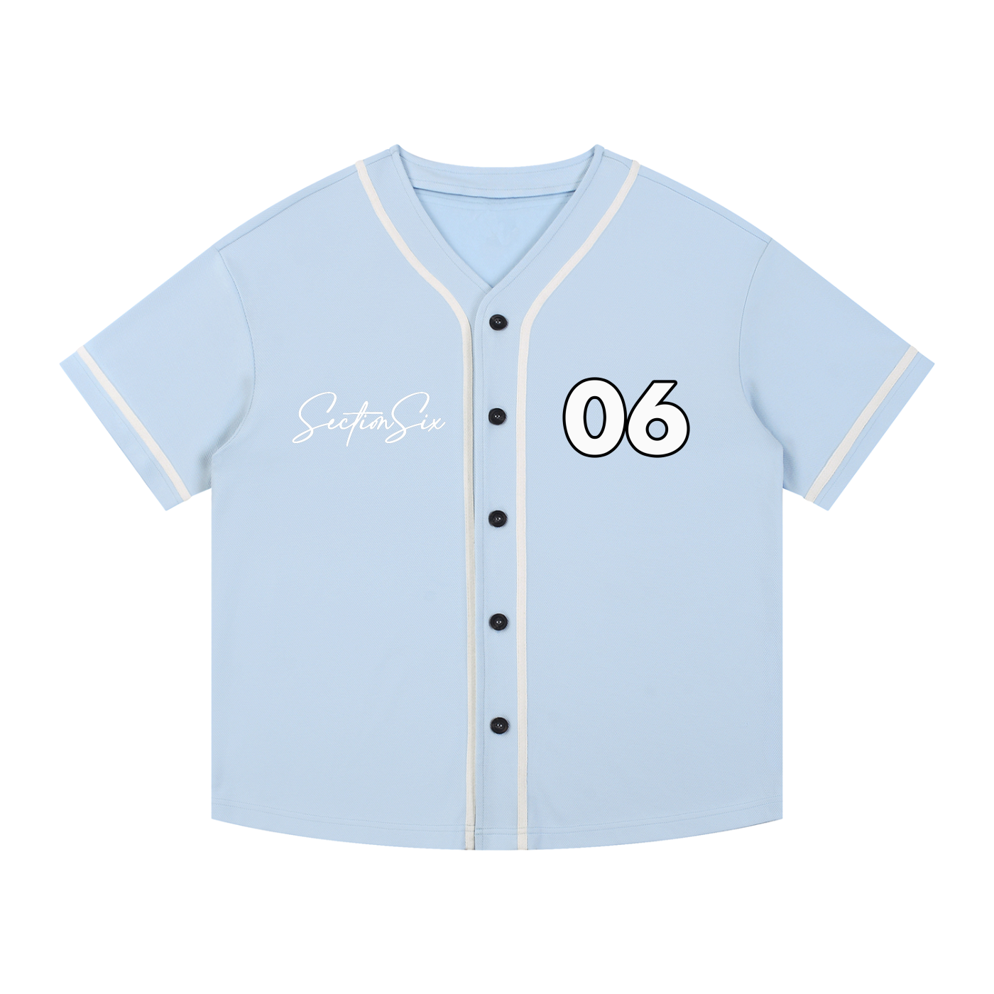 SIXERS Piped Button-Up Jersey