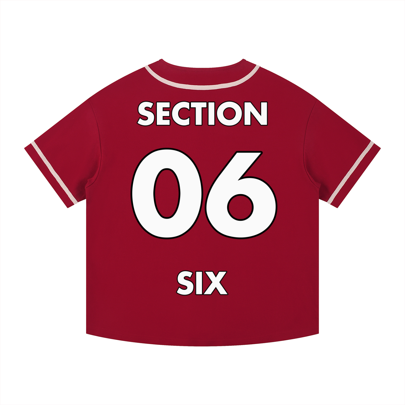 SIXERS Piped Button-Up Jersey