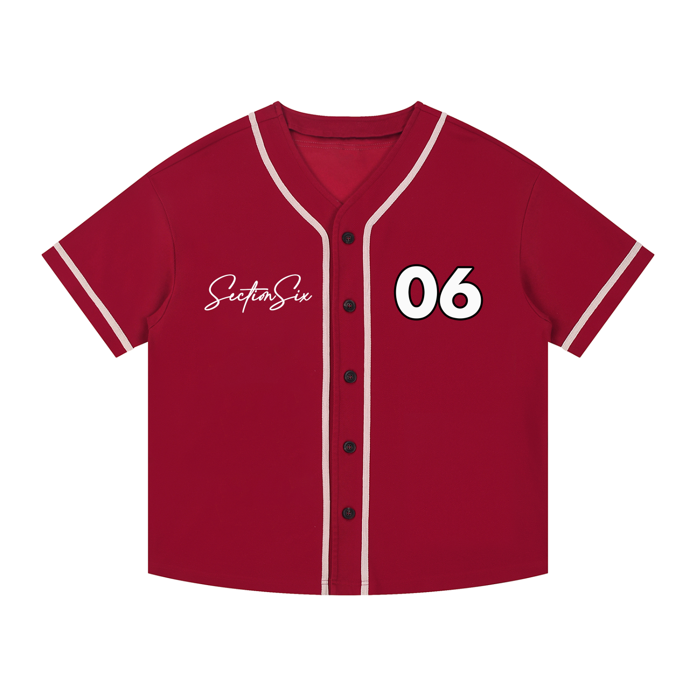 SIXERS Piped Button-Up Jersey