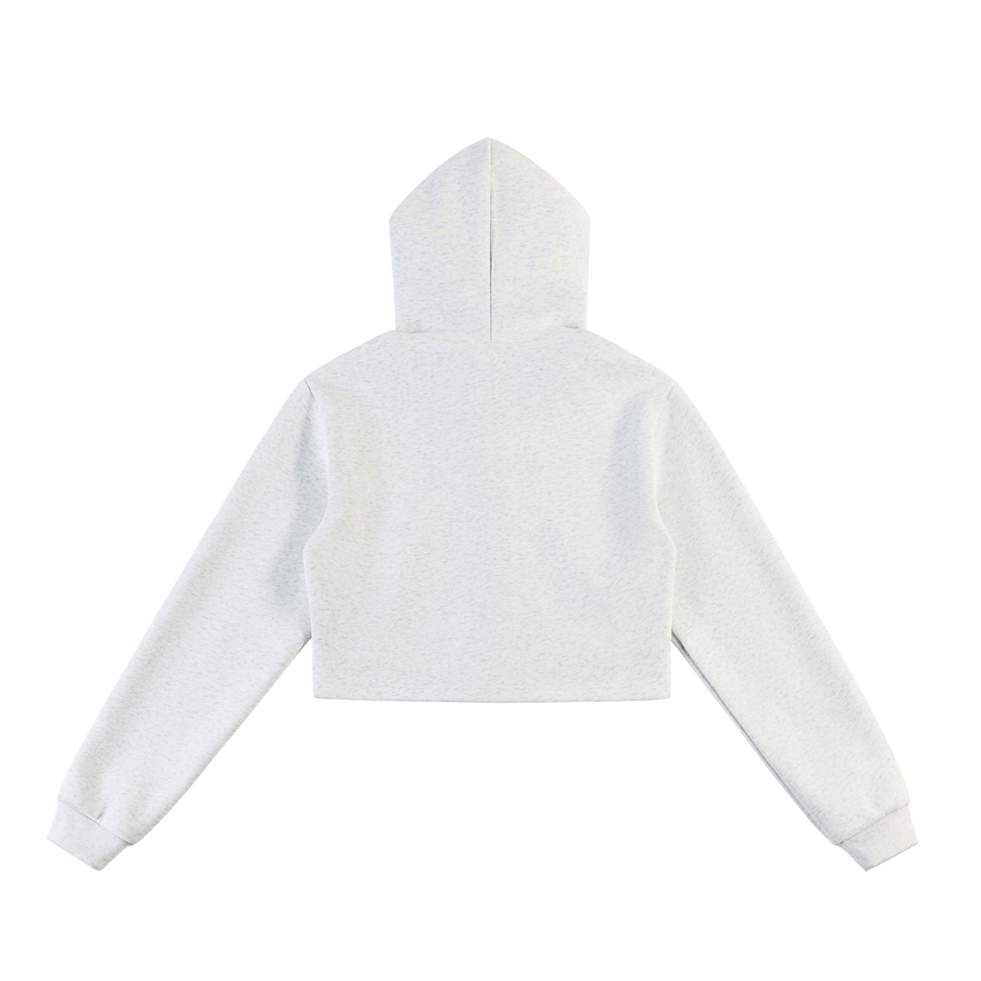 Ladies - Essential Cropped Zip-Up Hoodie