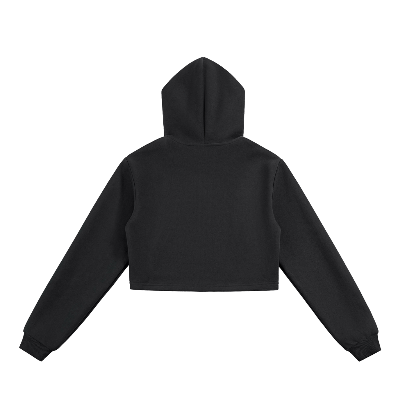 Ladies - Essential Cropped Zip-Up Hoodie