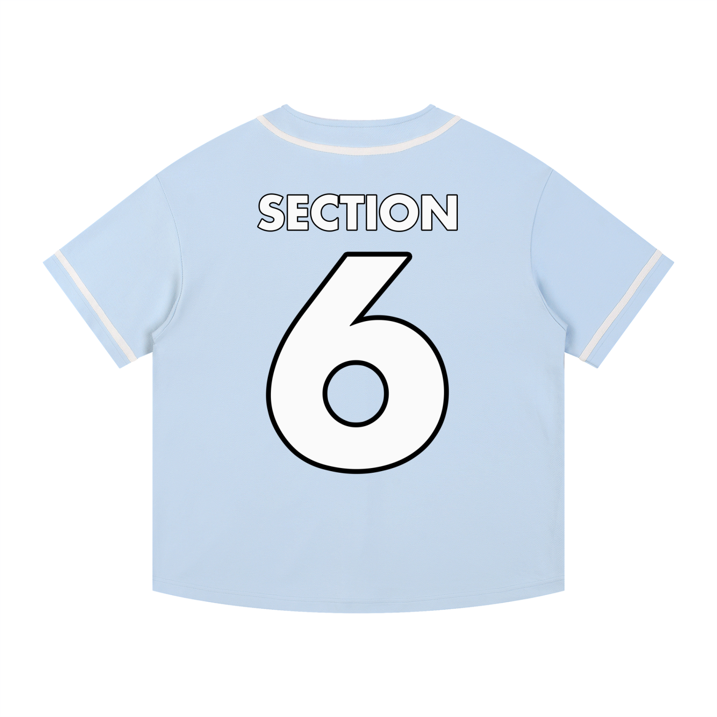 SIXERS Piped Button-Up Jersey