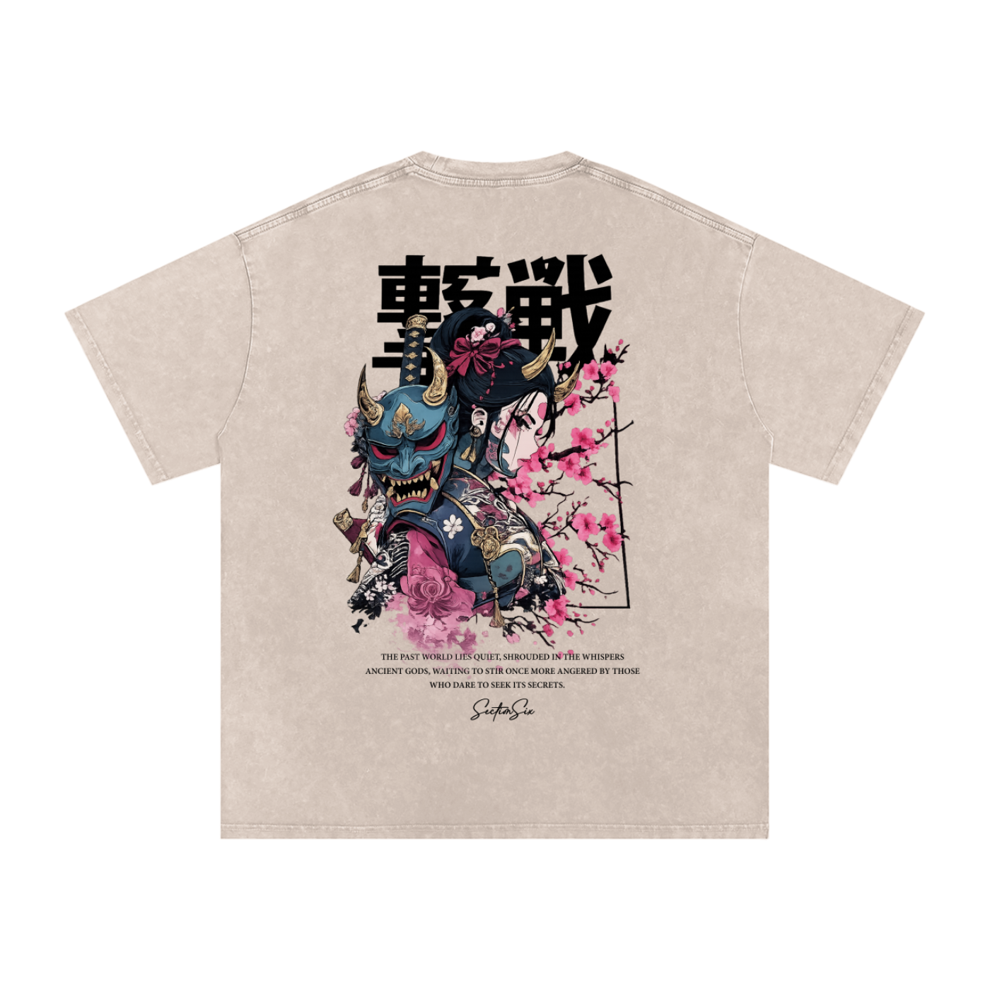 The Past (Washed Oversized Cotton T-Shirt)