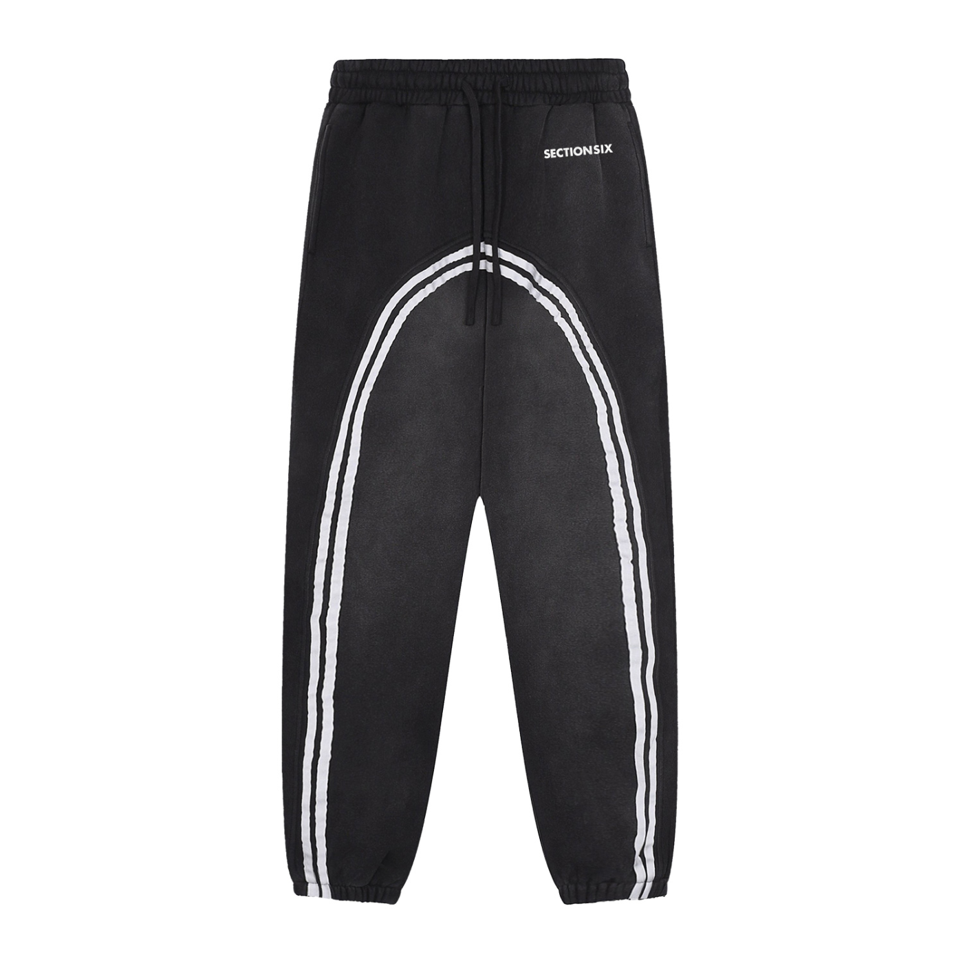 Section Six Tape Fleece Jogged Sweatpants