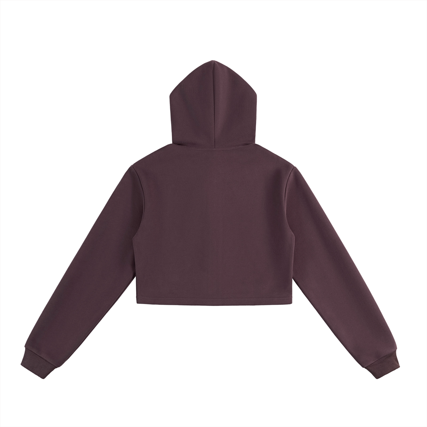 Ladies - Essential Cropped Zip-Up Hoodie