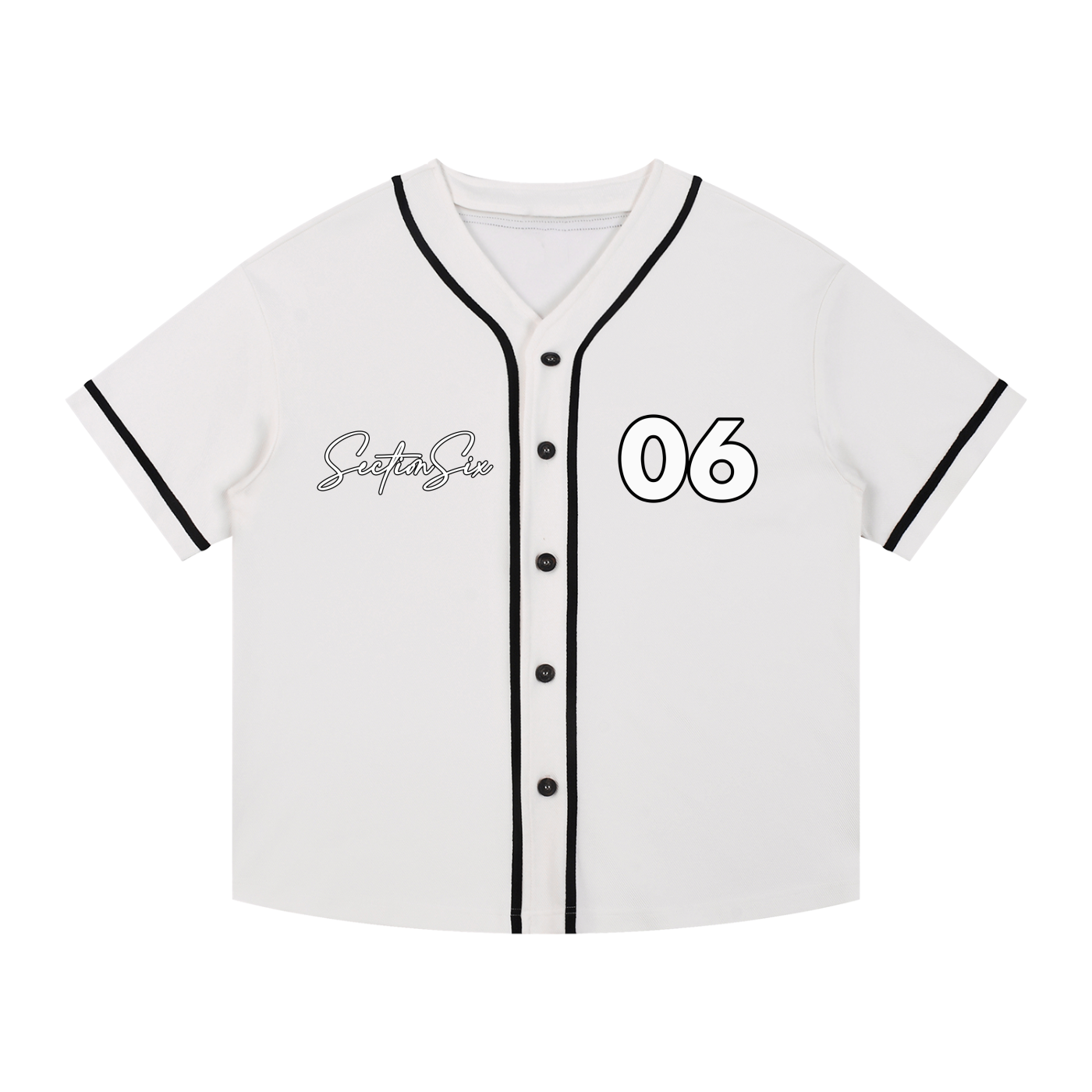 SIXERS Piped Button-Up Jersey