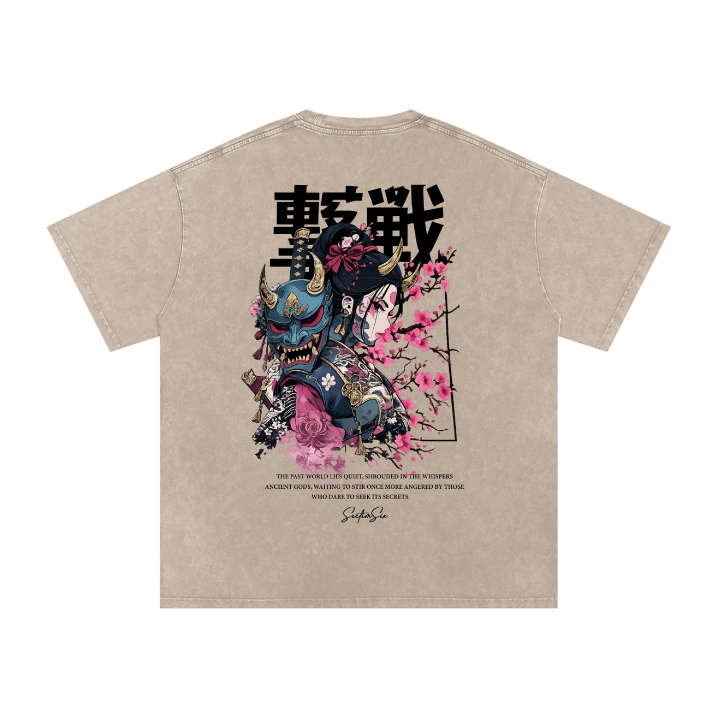 The Past (Washed Oversized Cotton T-Shirt)
