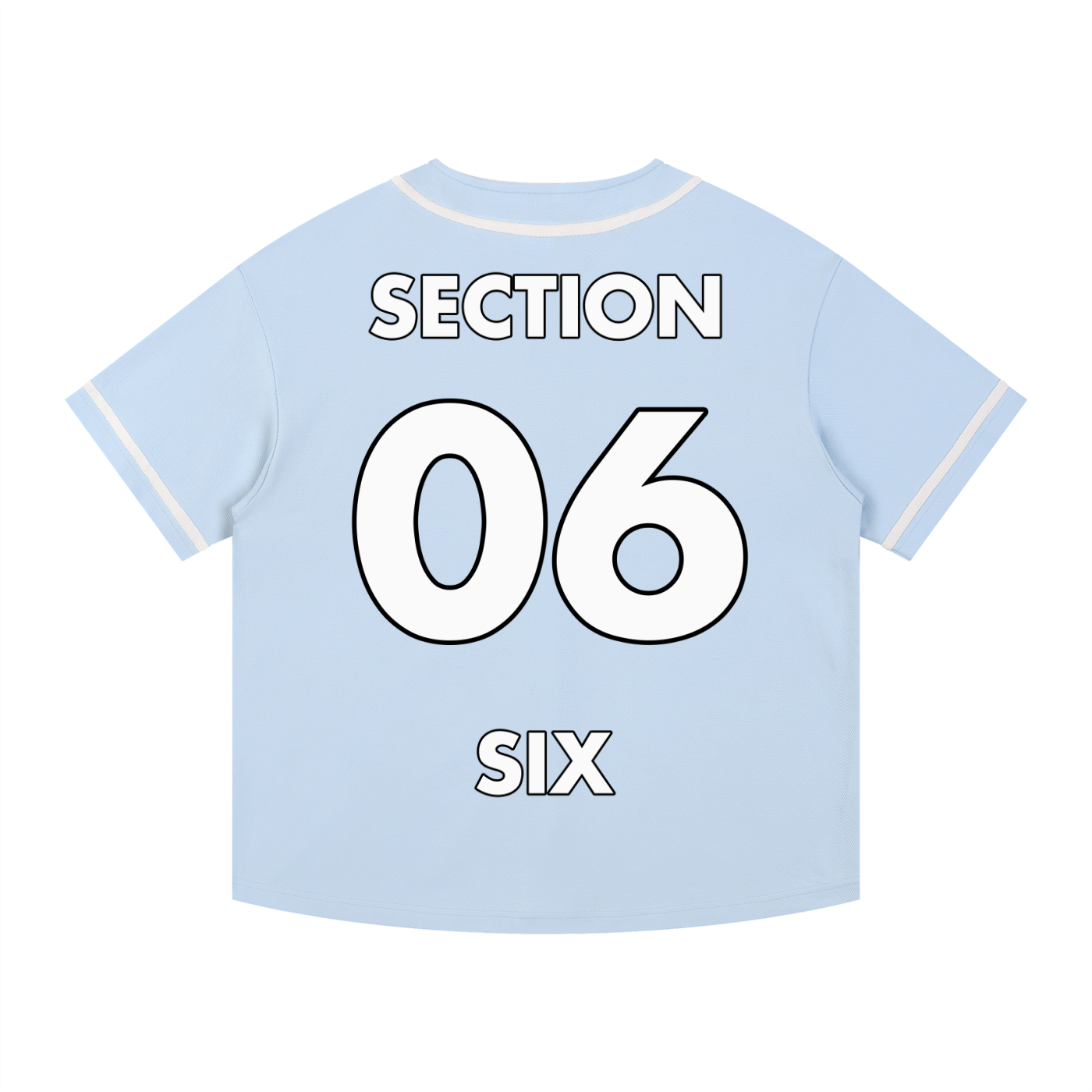 SIXERS Piped Button-Up Jersey