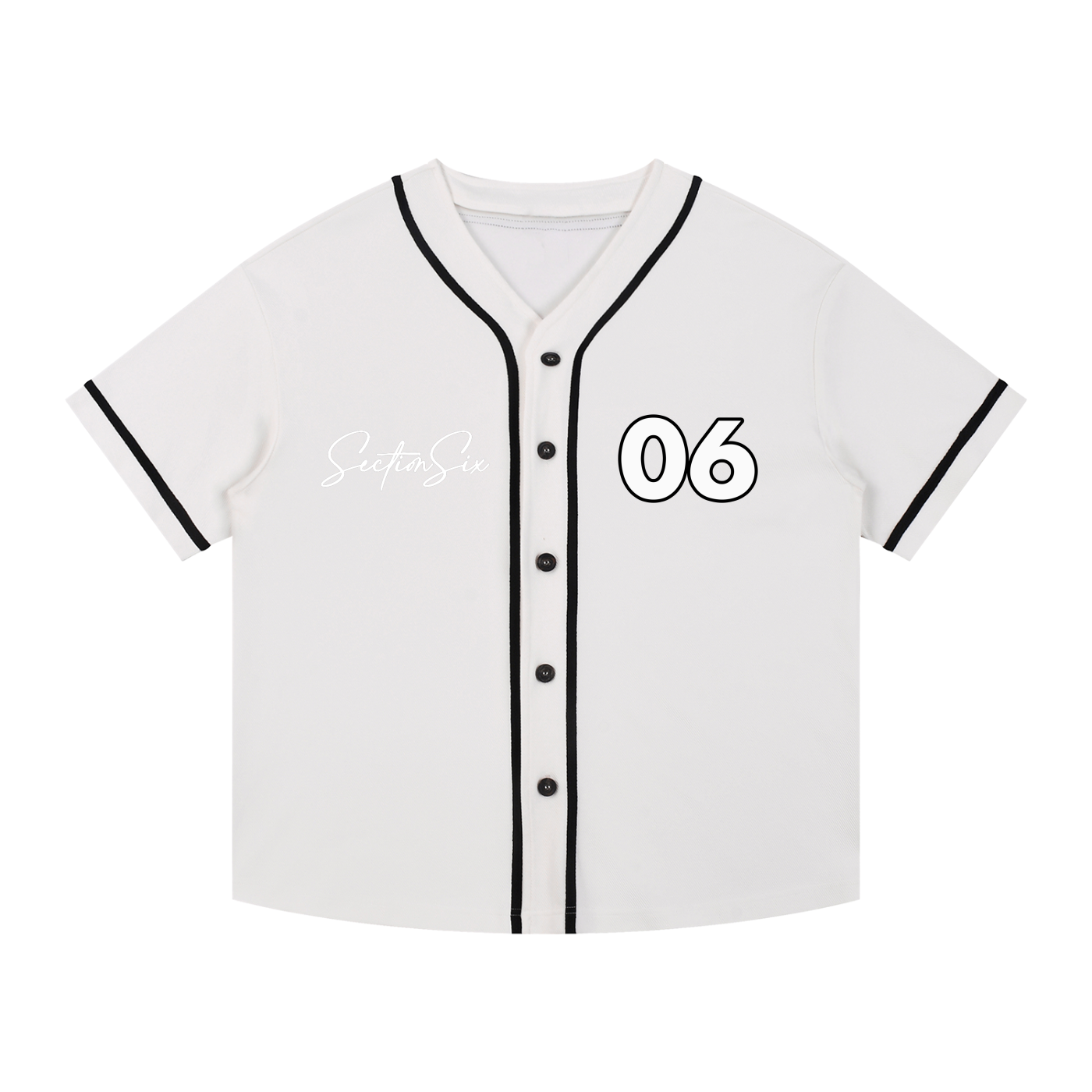 SIXERS Piped Button-Up Jersey