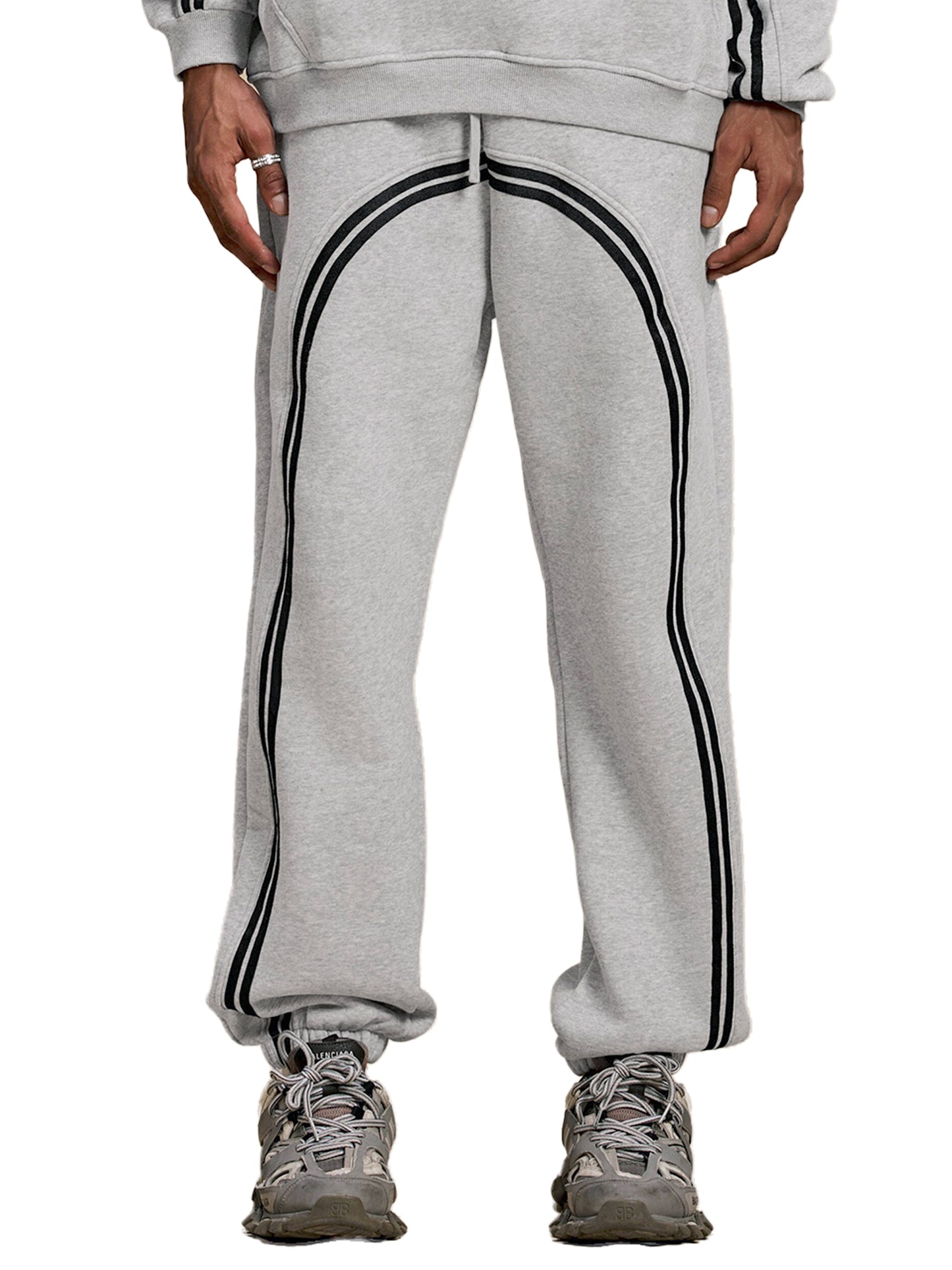 Section Six Tape Fleece Jogged Sweatpants